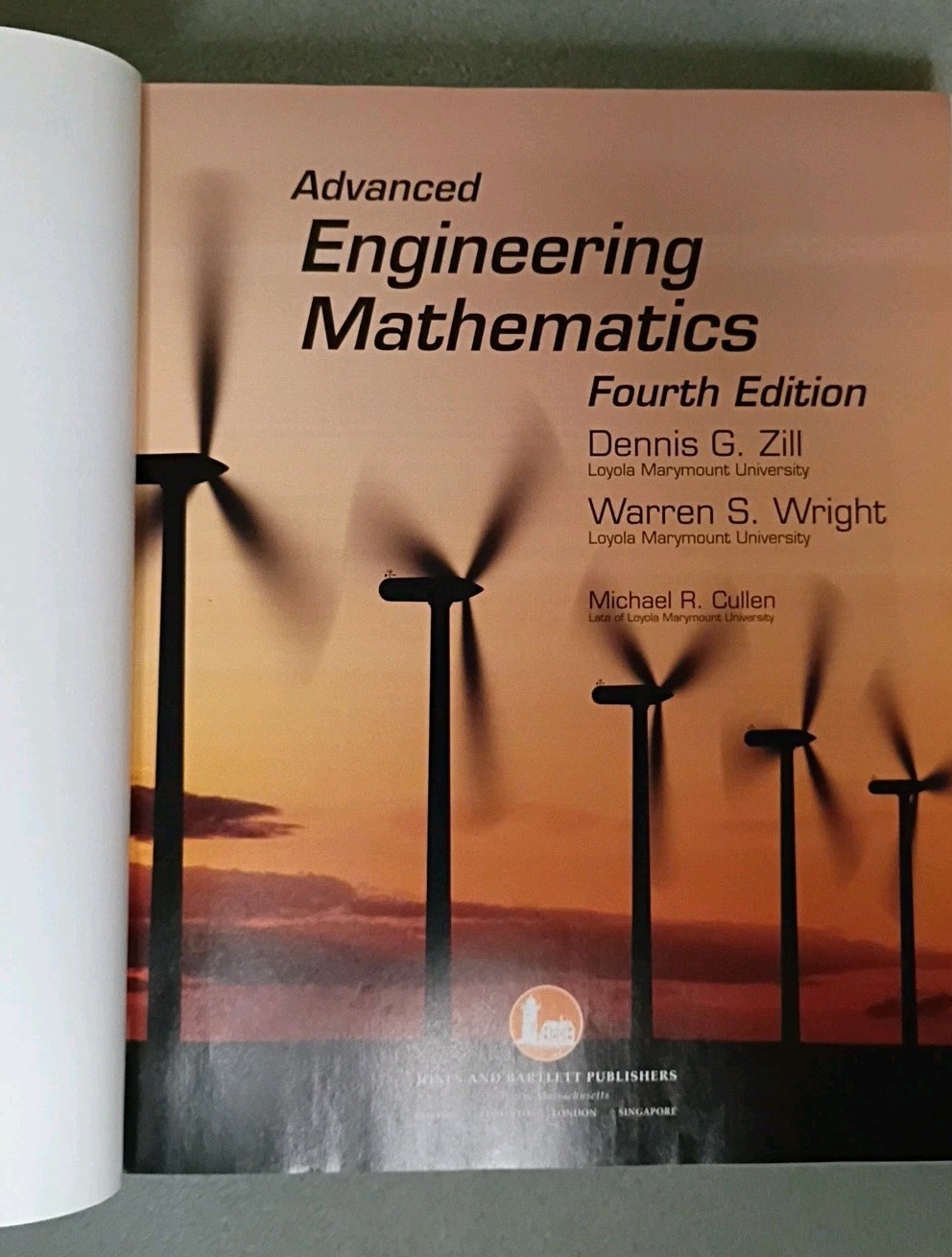 Advanced Engineering Mathematics – Hardcover, by Zill Dennis G. – Very Good w/CD