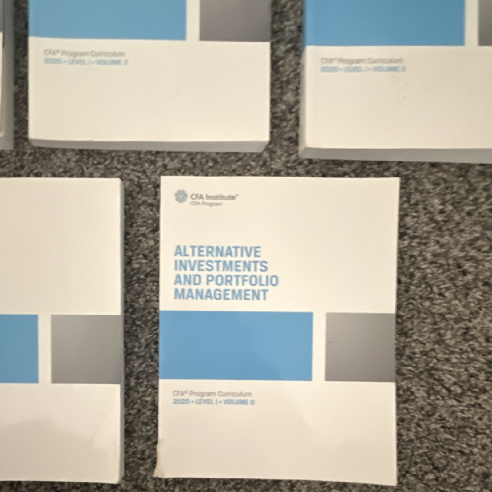 CFA Institute Program Curriculum 2020 Level I Box Set Paperback Finance