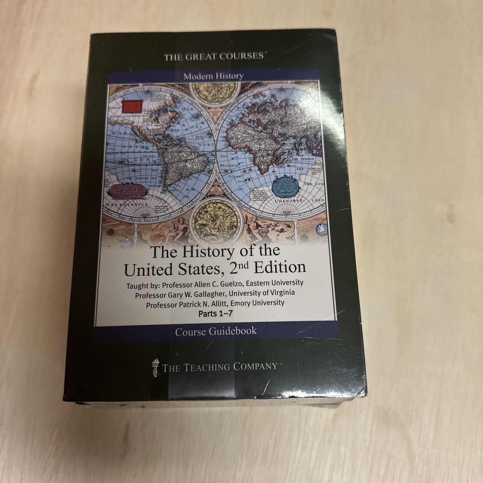 GREAT COURSES: The History of the United States, 2nd Edition Pt 1-7 DVDs+ Book