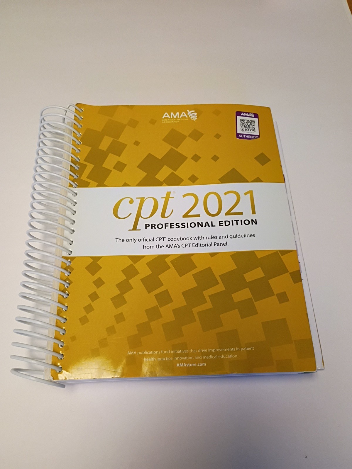 CPT 2021 Professional Edition by American Medical Association – Spiral