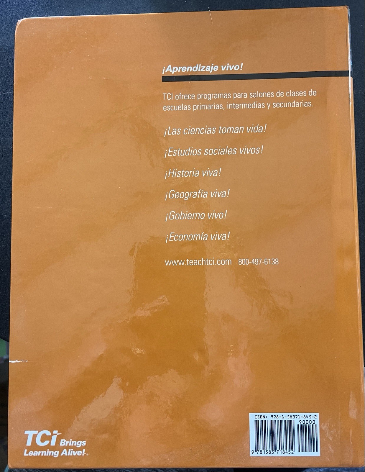 TCi, Brings Learning Alive!,Studios Sociales Vivos!,Mi Escuela Y Familia,Spanish