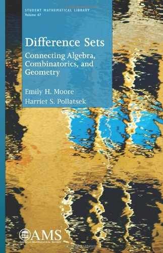 Difference Sets: Connecting Algebra, – Paperback, by Emily H. Moore; – Very Good