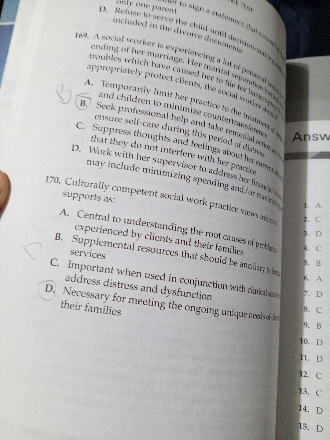 Social Work Licensing Masters Practice Test Third Edition Paperback Dawn Apgar