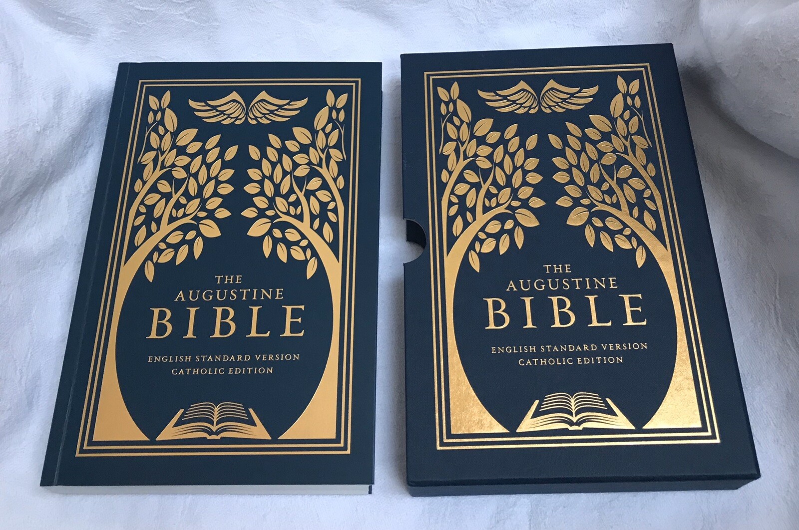 The Augustine Bible Catholic Ed. Translation ESV with Foil Stamped Slipcase 2019