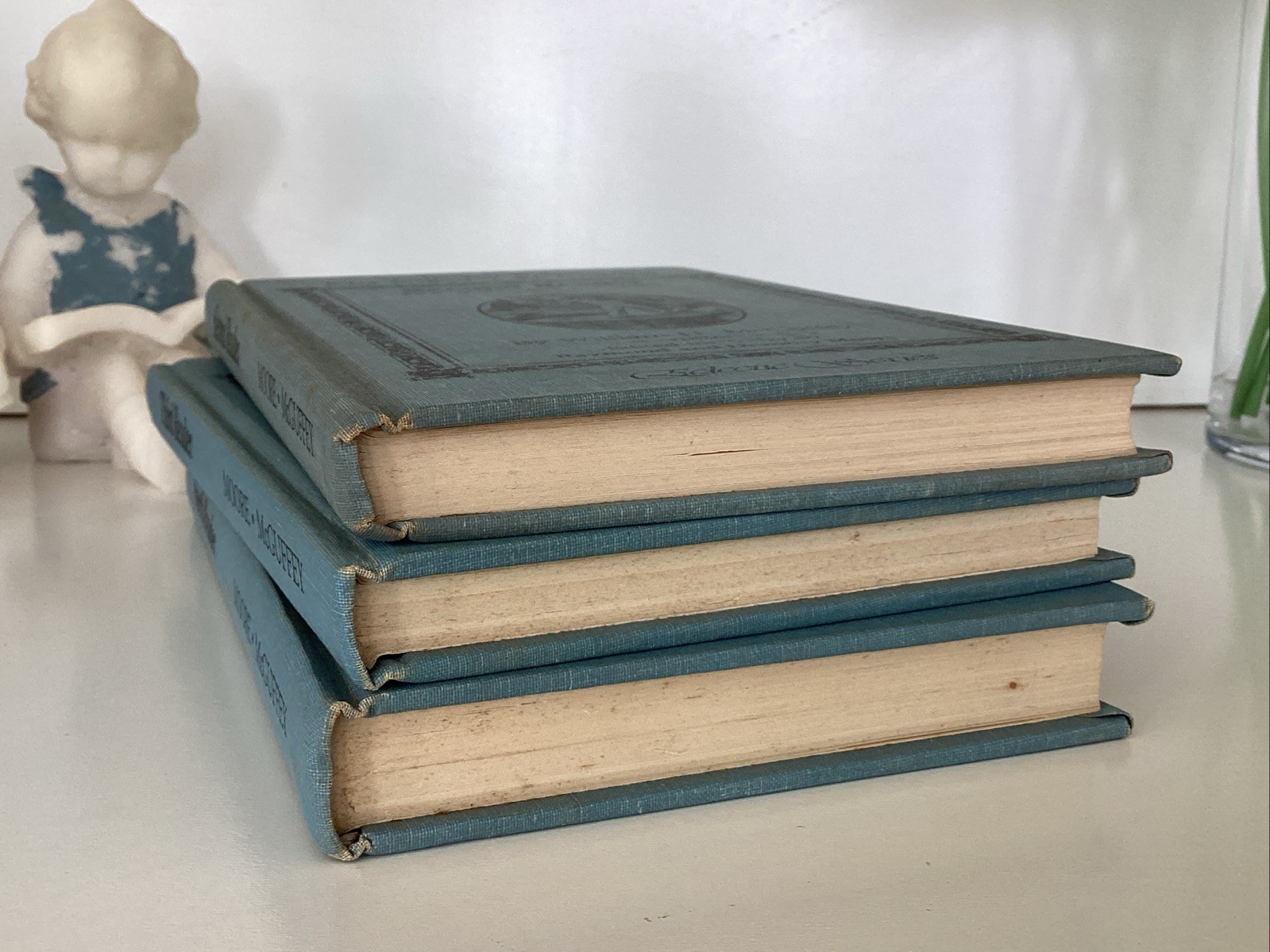 Moore McGuffey Readers Second Third Fourth Reader Books Hardcover Set of 3