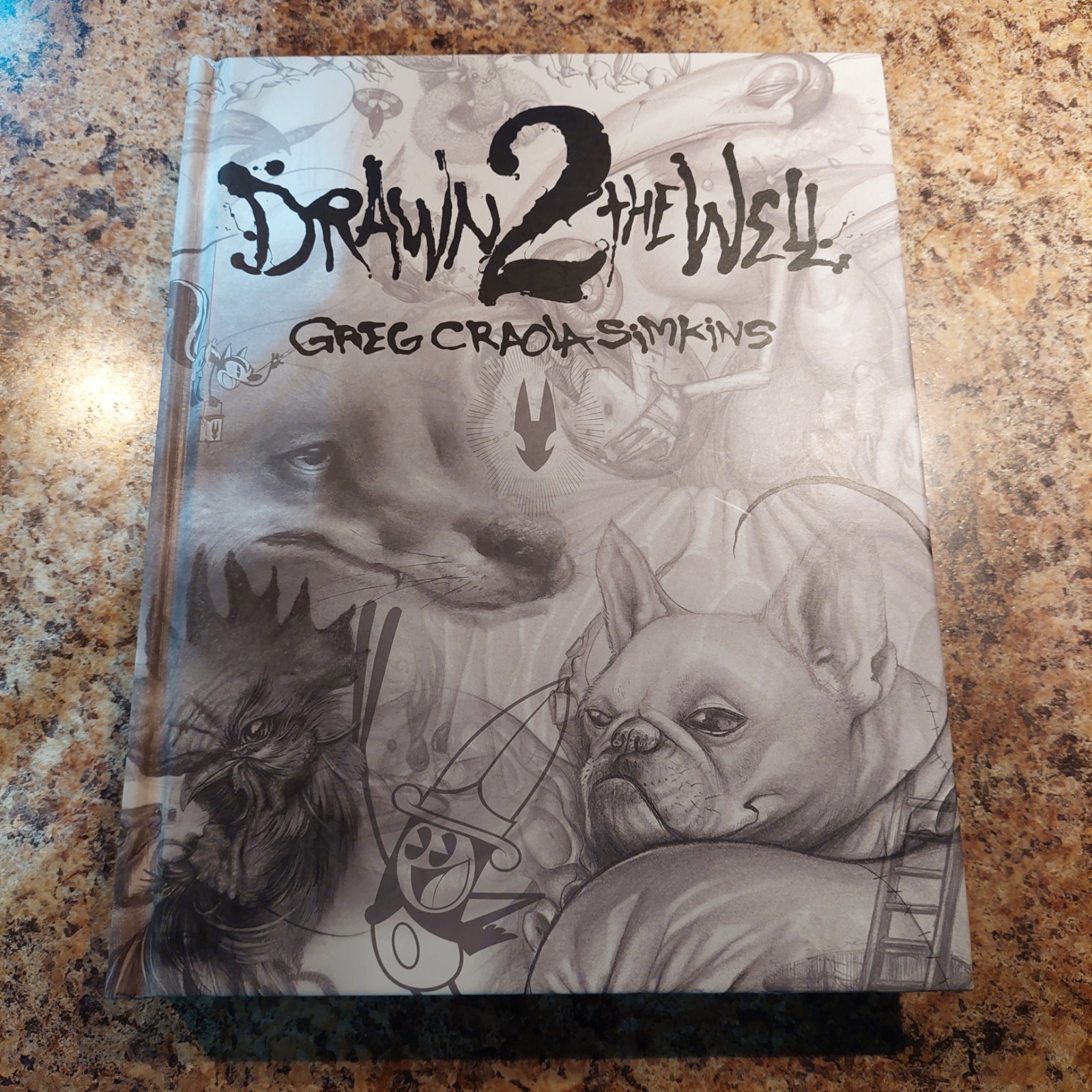 Drawn 2 the Well by Greg Craola Simkins 2021 1st Ed. Zero + Pub. Ltd Ed. Signed