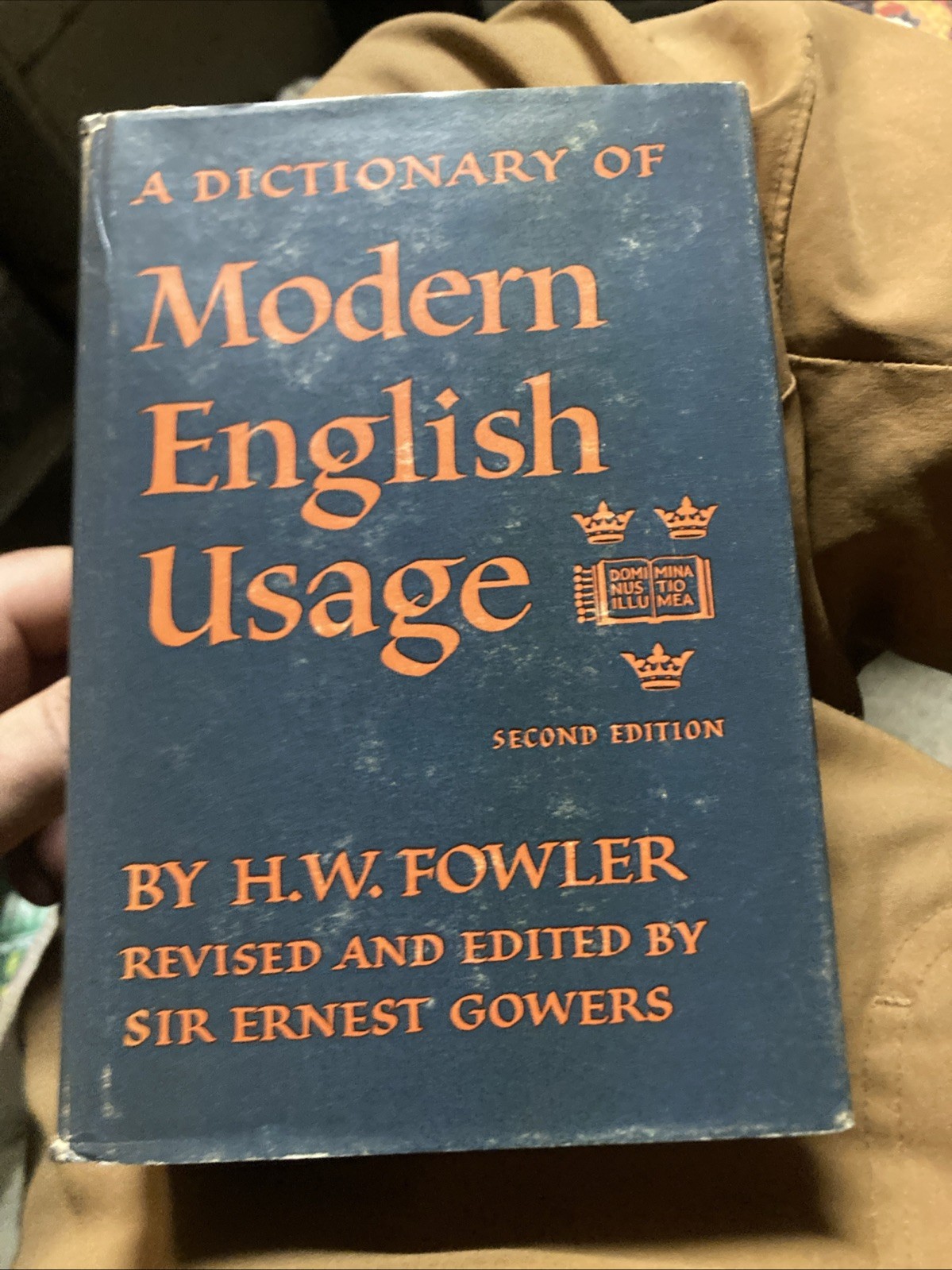 A Dictionary Of Modern English Usage – H. W. Fowler (1985, Hardcover, DJ)