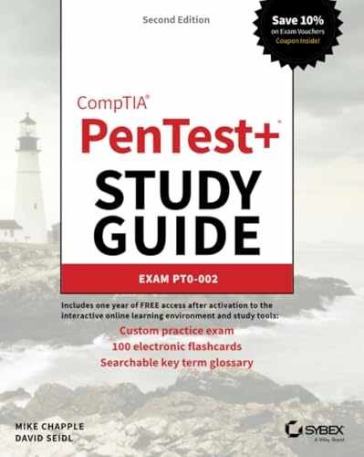 CompTIA PenTest+ Study Guide: – Paperback, by Chapple Mike; Seidl – Acceptable