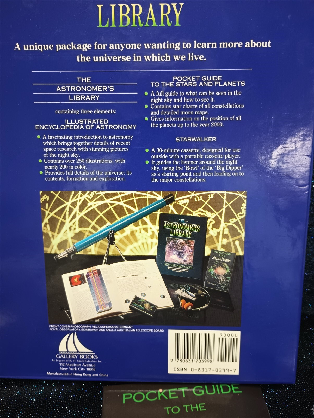 The Astronomers Library Hardcover Box set Books & Skywalker Cassette Collectible