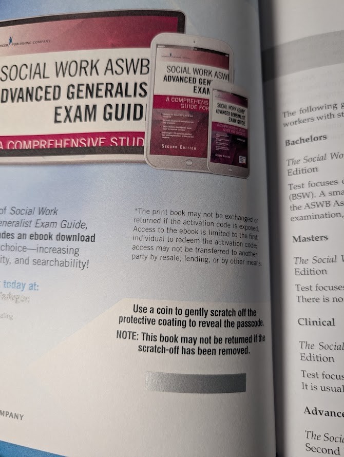 Social Work ASWB Advanced Generalist Exam Guide : A Comprehensive Study Guide…