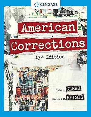 American Corrections (MindTap – Hardcover, by Clear Todd; Reisig – Acceptable