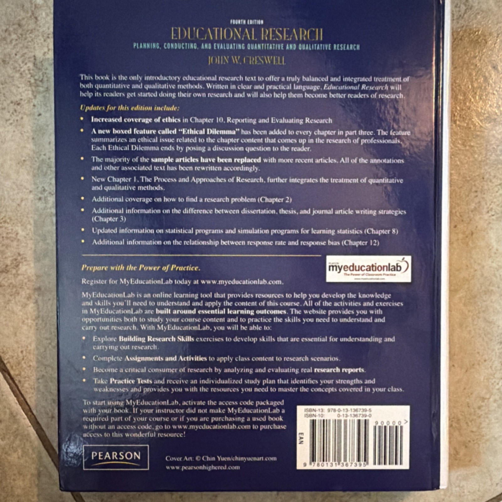 Pearson Educational Research 4th Ed Paperback John W. Creswell 2012