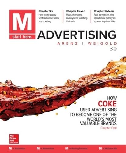 M: Advertising – paperback Arens, William|Weigold, Michael