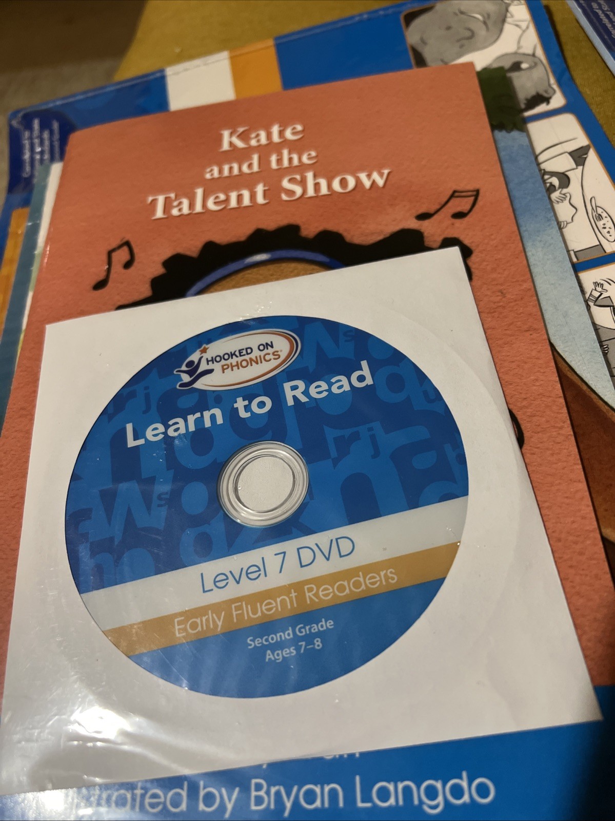 Hooked On Phonics DVD Learn To Read Level 7-8 Grade 2nd Ages 7-8 Workbooks Fr?