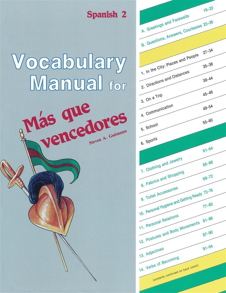 Abeka Spanish 2 Vocabulary Manual – 10th – 12th Grade