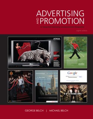 Advertising and Promotion: An Integrated M- hardcover, Belch, 9780073381091, new