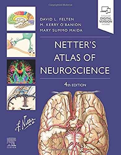 Netter’s Atlas of Neuroscience (Netter Basic – Paperback, by Felten MD PhD – New