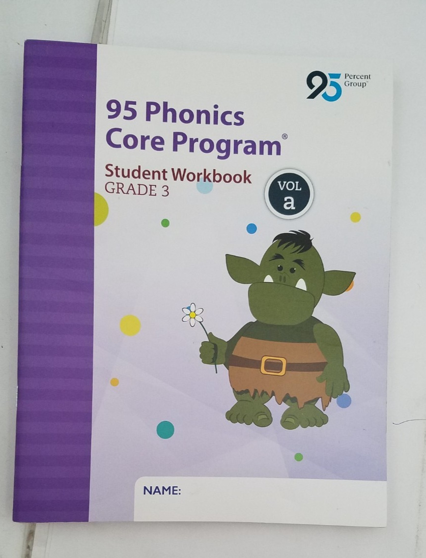95 Phonics Core Program, Gr 3-Student Wkbk Set (A,B.C,D) for 5 Students-20 books