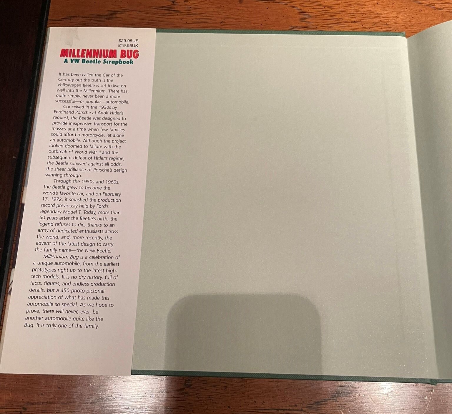 Hardcover Book – Millennium Bug A VW Beetle Scrapbook by Keith Seume, Bay View