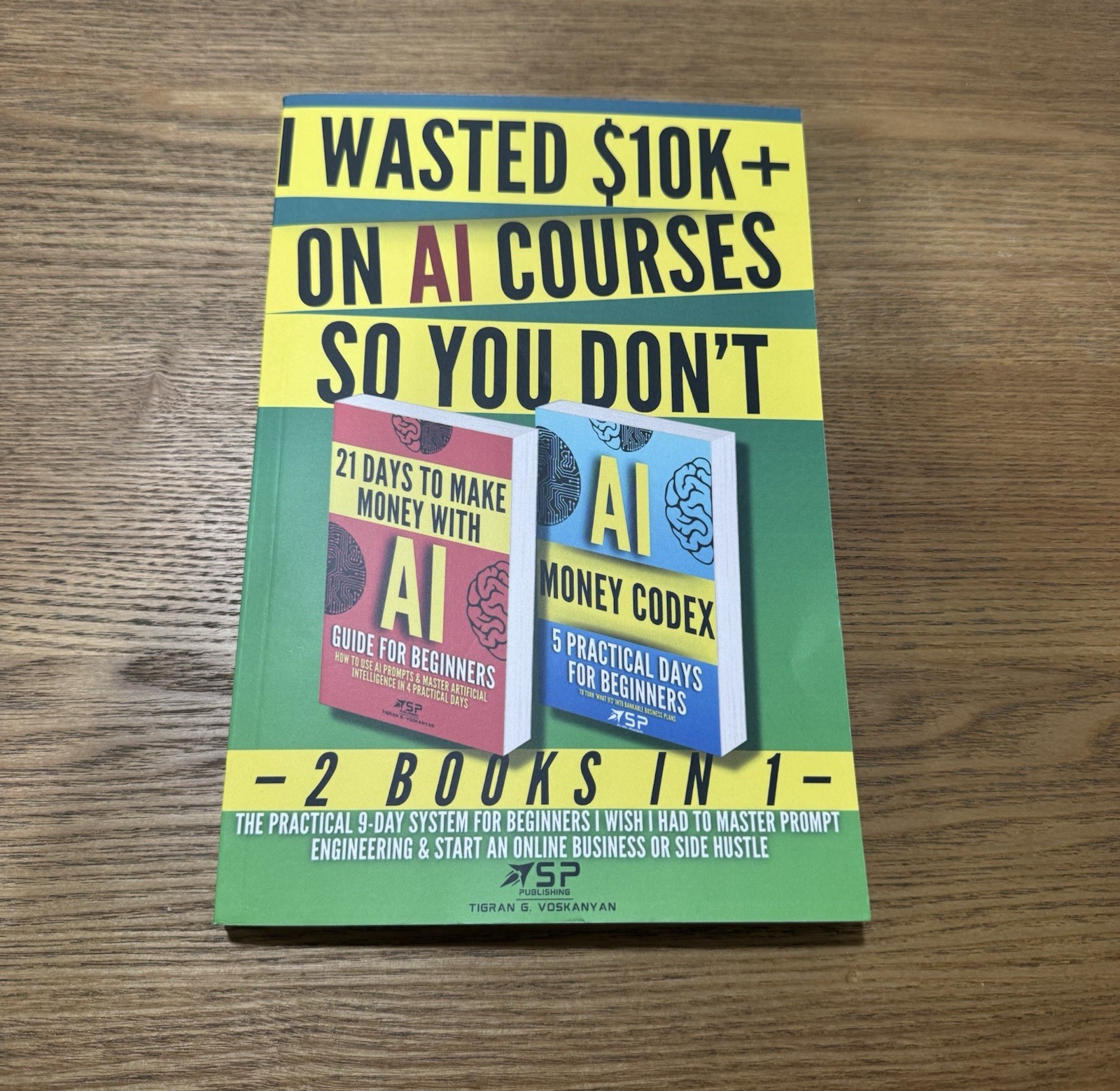 I WASTED $10K+ on AI COURSES so YOU DON’T: 2 Books in 1 — the Practical 9-Day Sy