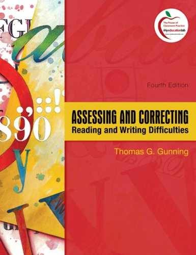 Assessing and Correcting Reading – Hardcover, by Gunning Thomas G. – Very Good j