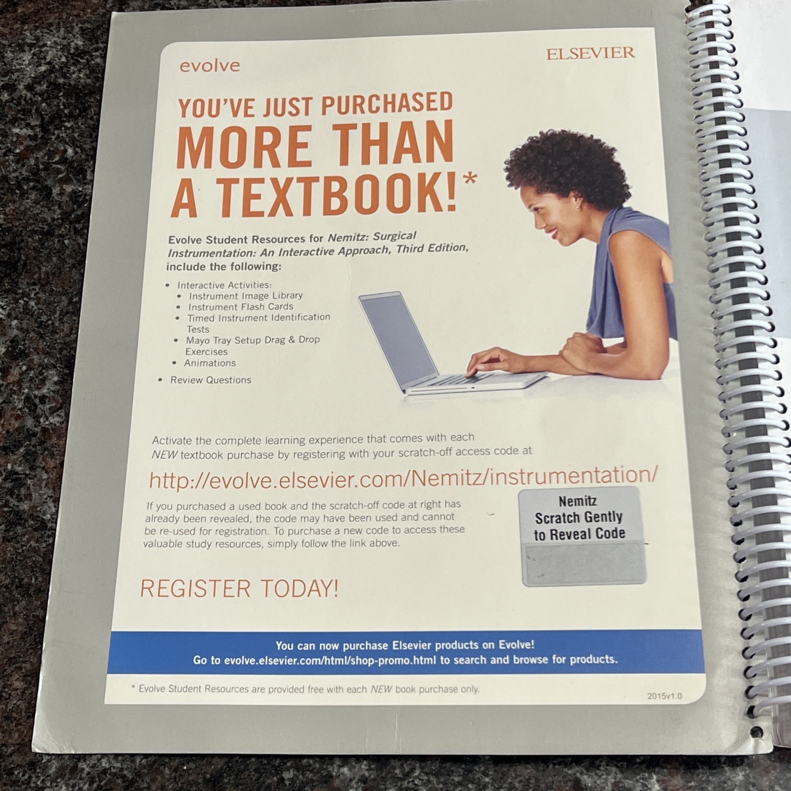 Surgical Instrumentation: An Interactive Approach 3e Scratch Off Code never Used