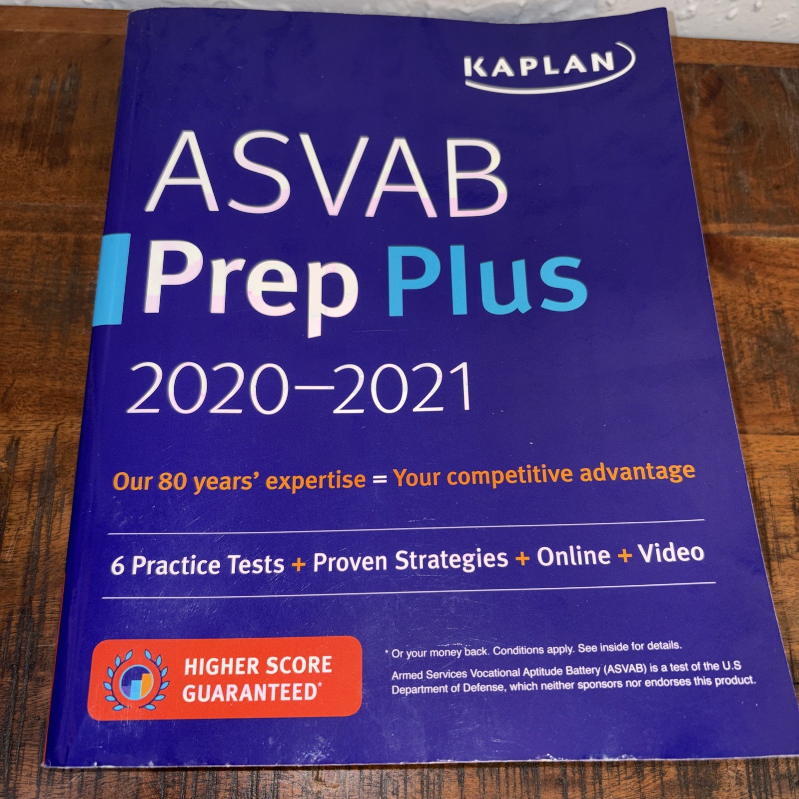 ASVAB Prep Plus 2020-2021 (Kaplan) – PRISTINE CONDITION / ALL EXTRAS INCLUDED