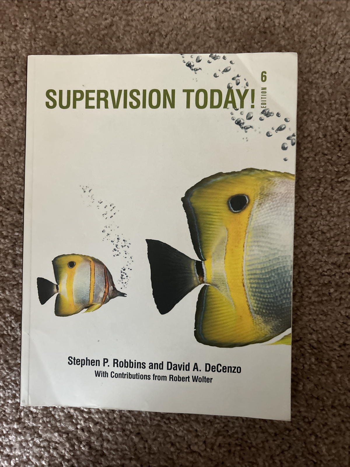 Supervision Today! by David A. DeCenzo, Stephen P. Robbins, Robert Wolter and…