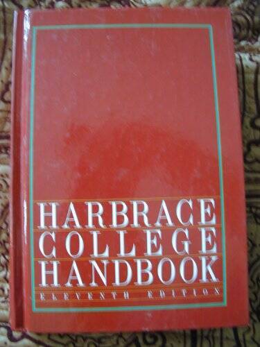 Harbrace College Handbook – Hardcover By John C. Hodges – GOOD