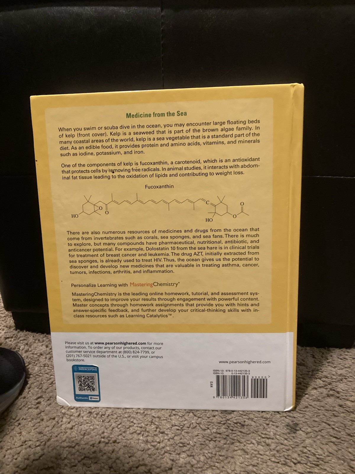 Chemistry: An Introduction to – Hardcover, by Timberlake Karen – Excellent
