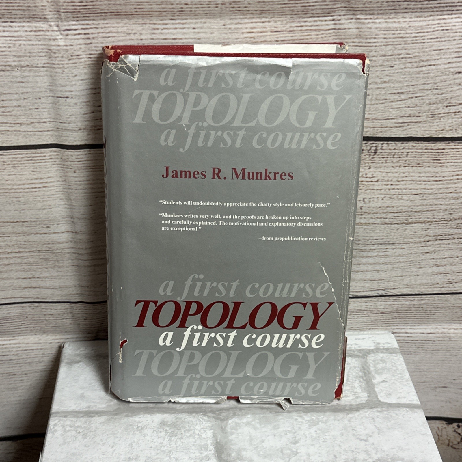 Topology : A First Course Hardcover James Munkres With Dust jacket