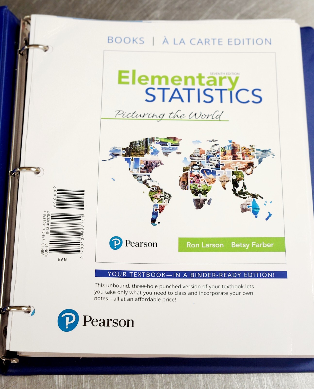 Elementary Statistics : Picturing the World by Betsy Farber and Ron Larson…