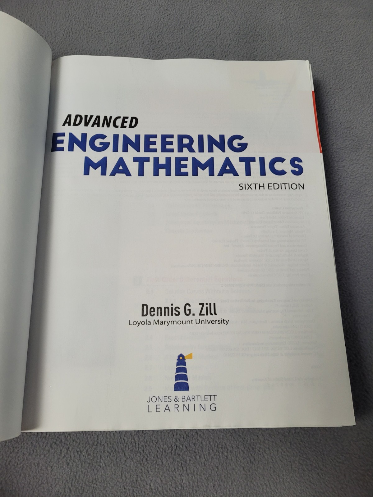 ISE: Advanced Engineering Mathematics, Sixth Edition Dennis G Zill