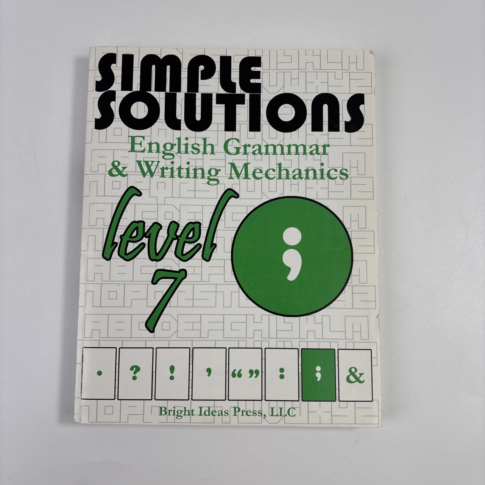 Simple Solutions ENGLISH & GRAMMAR WORKBOOK LEVEL 7 Mcgraw Tondy 2007 NEW