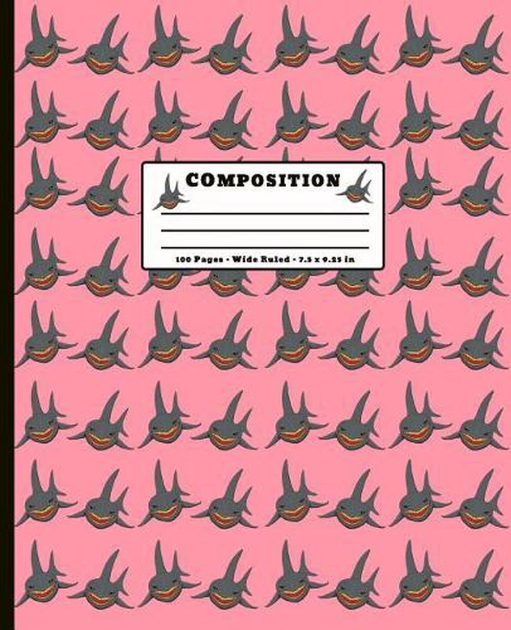 Composition: 100 Pages Wide Ruled 7.5 x 9.25 inch by Screaming Monkey Notebooks