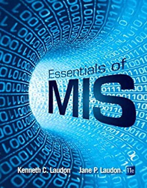 Essentials of MIS Paperback Jane P., Laudon, Kenneth C. Laudon