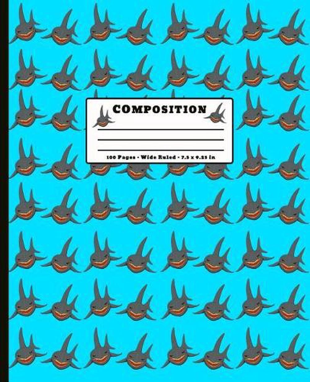 Composition: 100 Pages Wide Ruled 7.5 x 9.25 inch by Screaming Monkey Notebooks