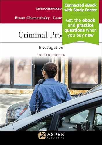 Criminal Procedure: – Paperback, by Erwin Chemerinsky; Laurie – Very Good v