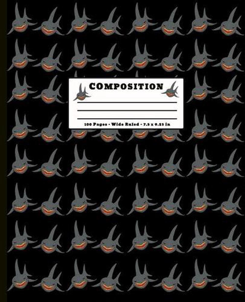 Composition: 100 Pages Wide Ruled 7.5 x 9.25 inch by Screaming Monkey Notebooks