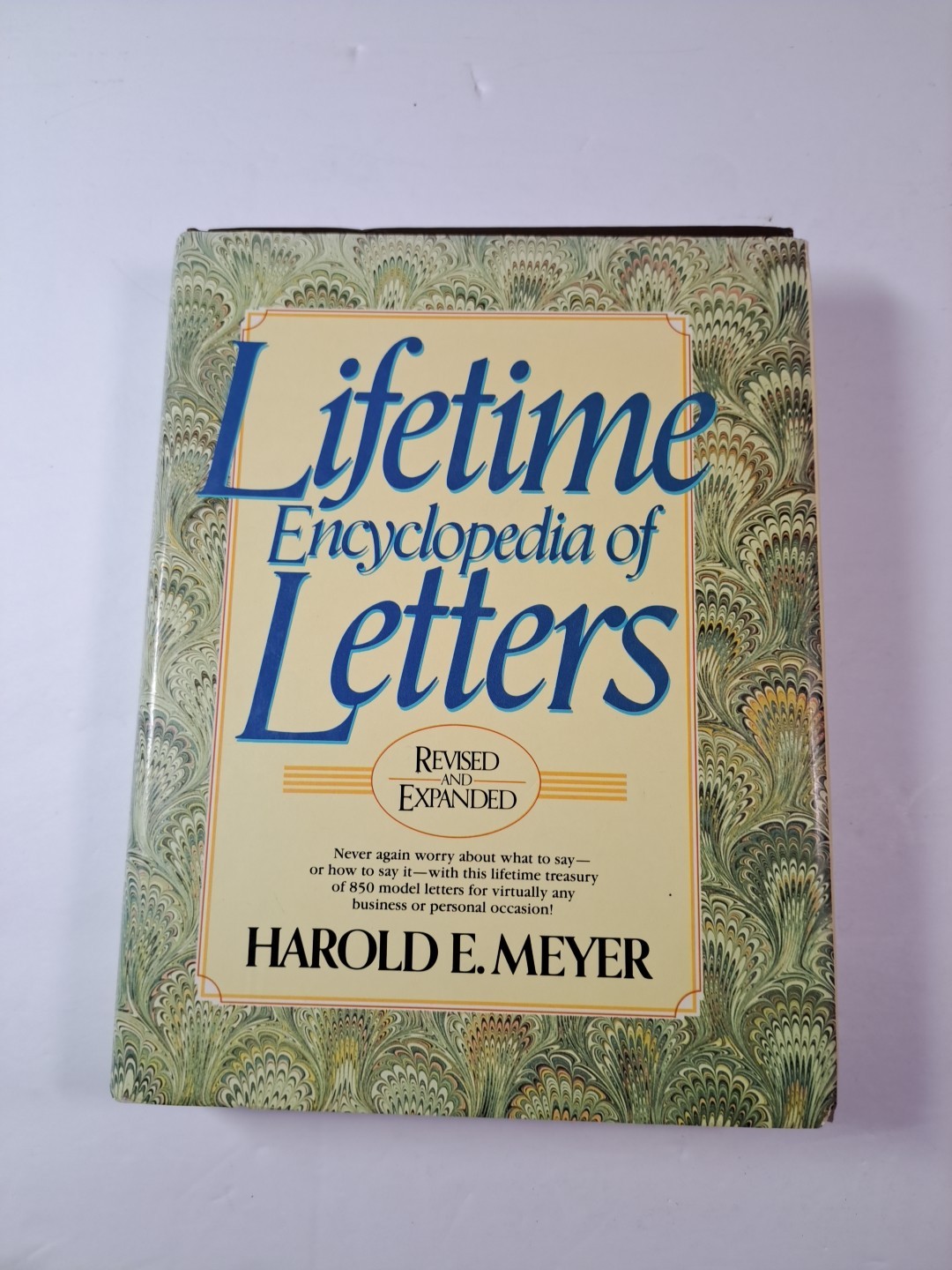 Vintage 1992 Lifetime Encyclopedia of Letters by Harold E. Meyer