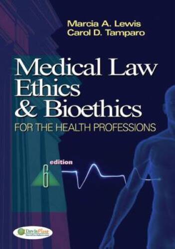 Medical Law, Ethics and Bioethics for Health Professions – Paperback – VERY GOOD