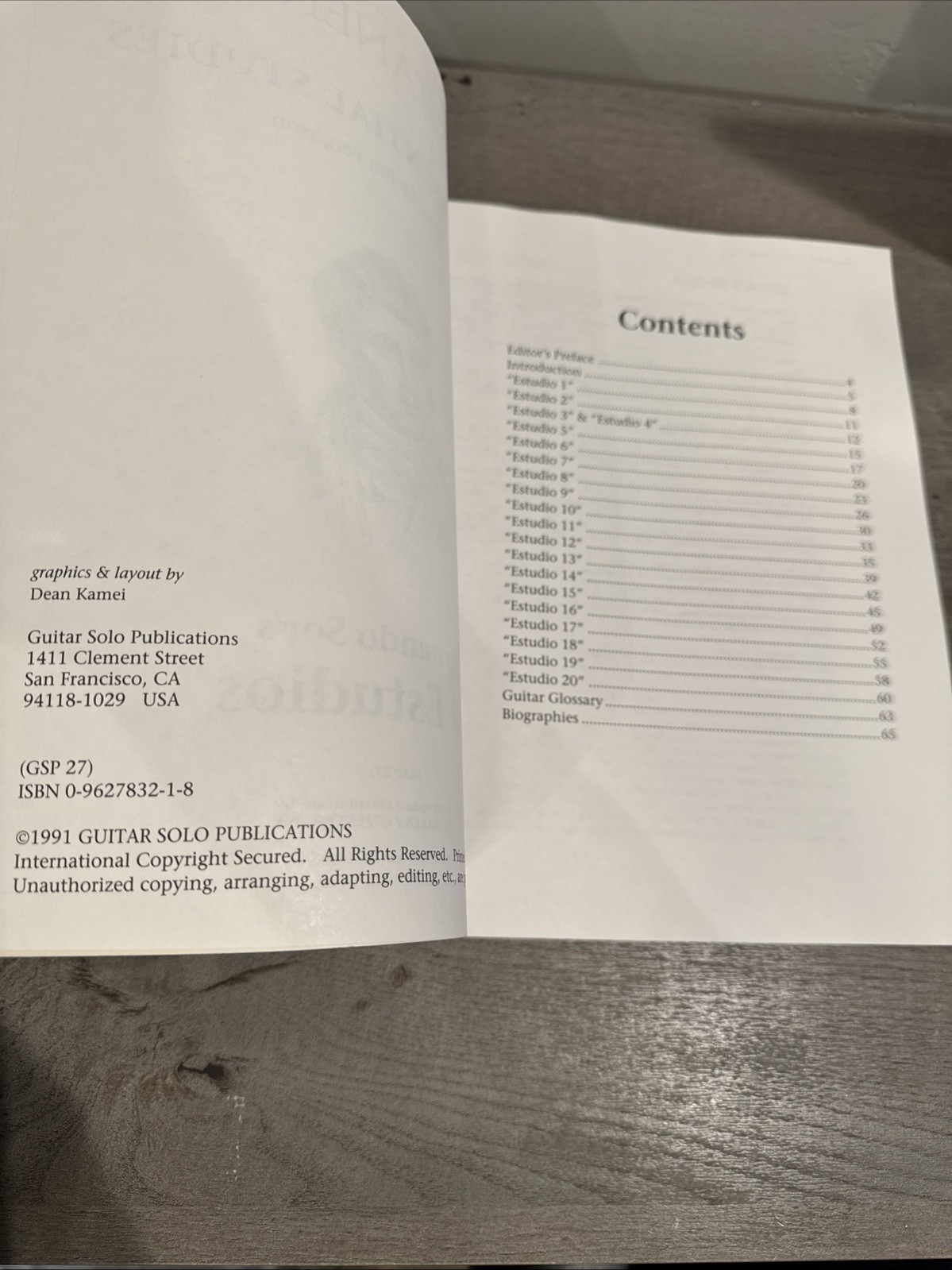 FERNANDO SOR’S 20 ESTUDIOS Essential Studies By David Tanenbaum Jim Ferguson