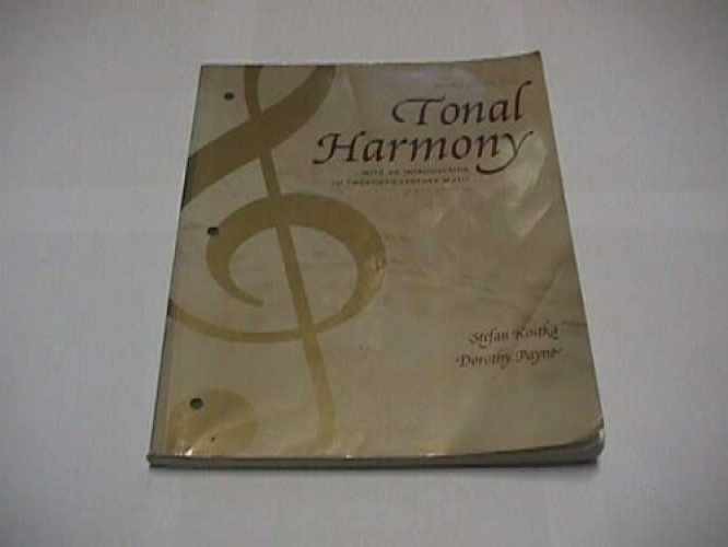 Workbook for Tonal Harmony: With an – Paperback, by Kostka Stefan – Very Good