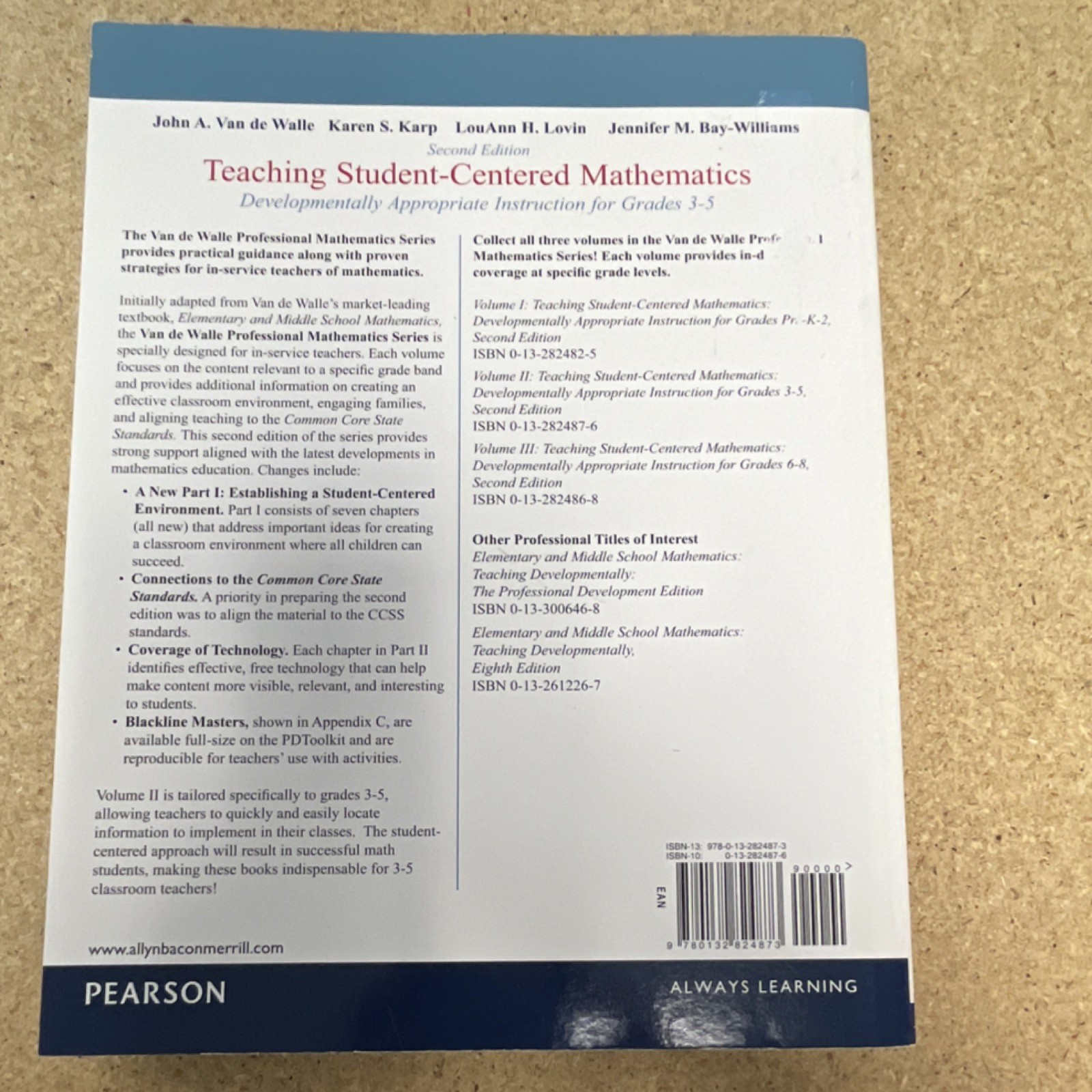 Pearson Student-Centered Mathematics Grades 3-5 Second Edition Paperback