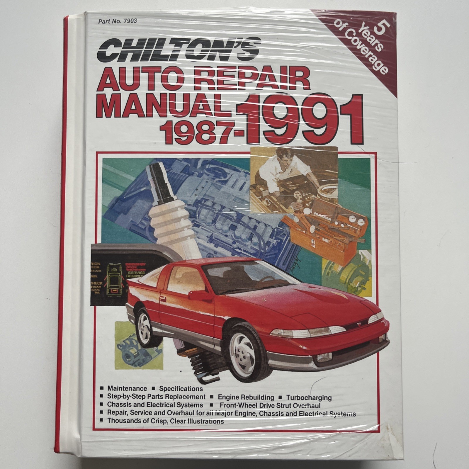 CHILTON’S AUTO REPAIR MANUAL 1987-1991 Collector’s Edition Chilton #7903 HC NEW