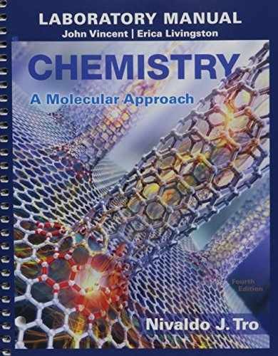 Laboratory Manual for Chemistry: – Paperback, by Tro Nivaldo J.; – Acceptable p