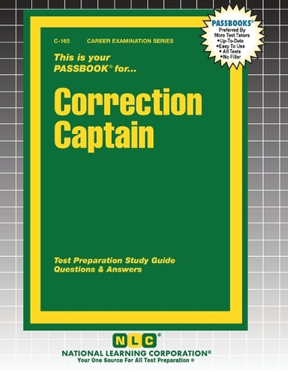 Correction Captain by Passbooks Paperback Book