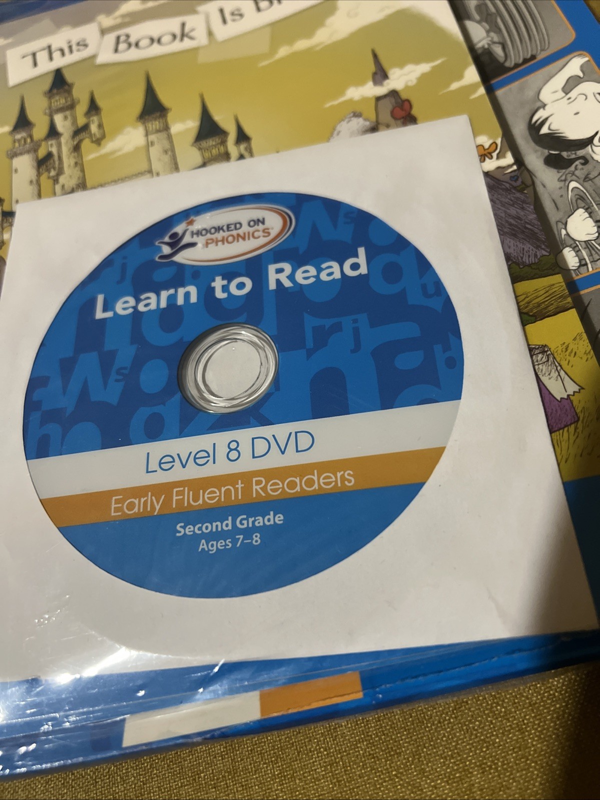 Hooked On Phonics DVD Learn To Read Level 7-8 Grade 2nd Ages 7-8 Workbooks Fr?