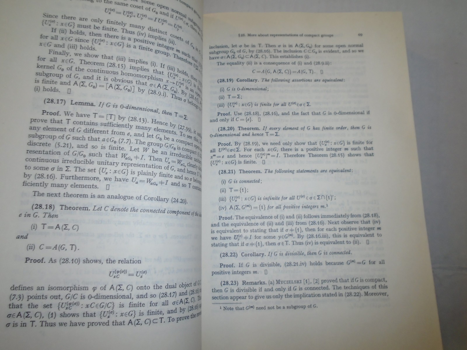 1994 – Abstract Harmonic Analysis Volumes I and II