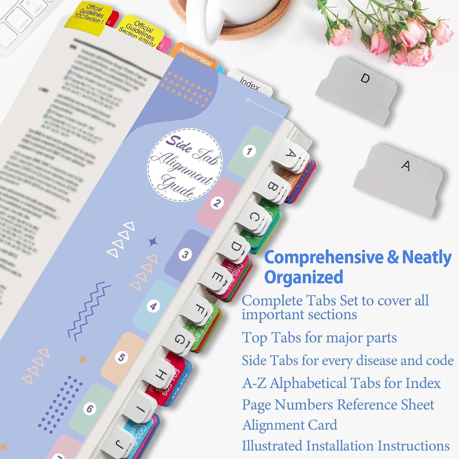 Easy Apply & Remove Index Tabs for Study Efficiency